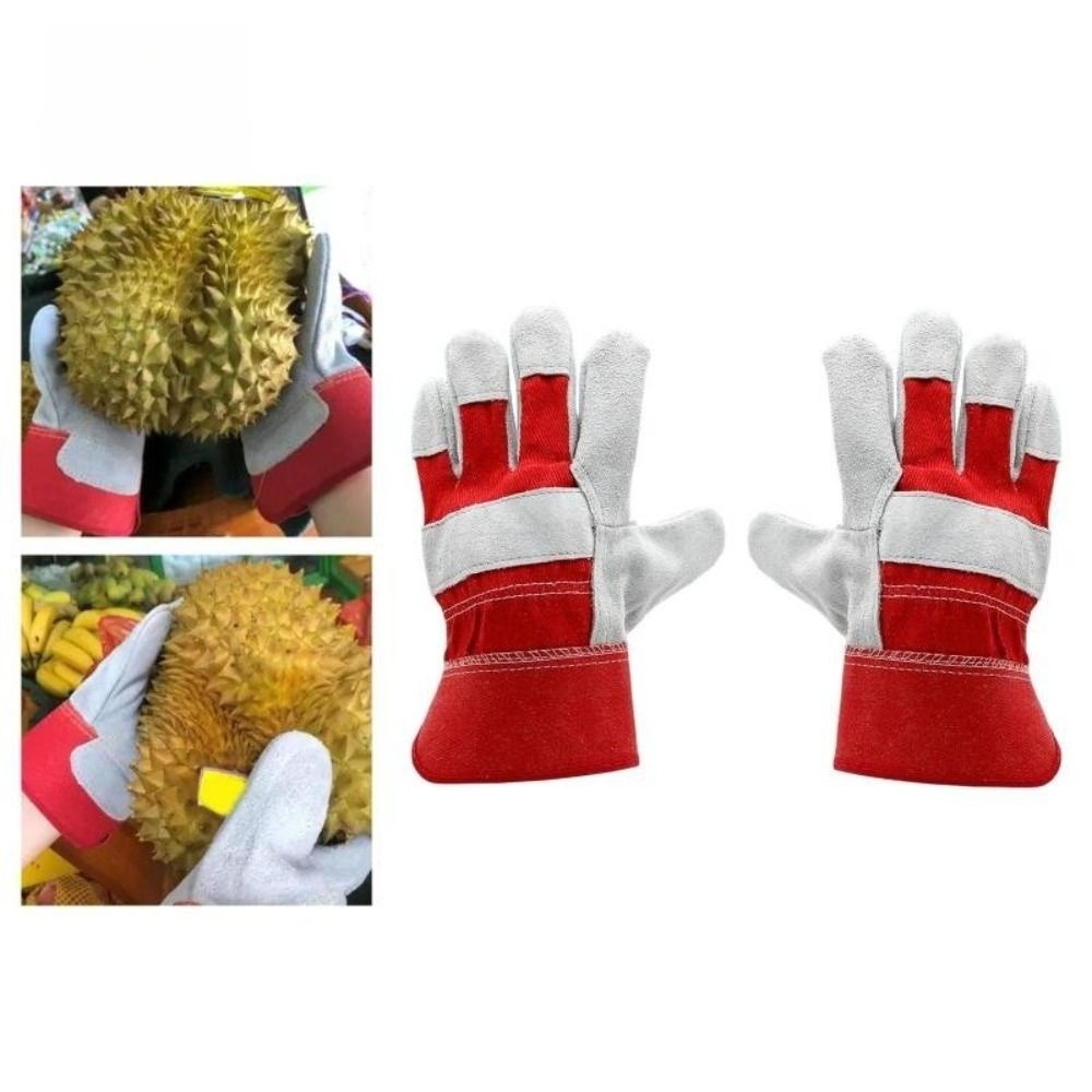 Garden Gloves Thorn Proof - Guanti da Giardinaggio in Pelle Bovina