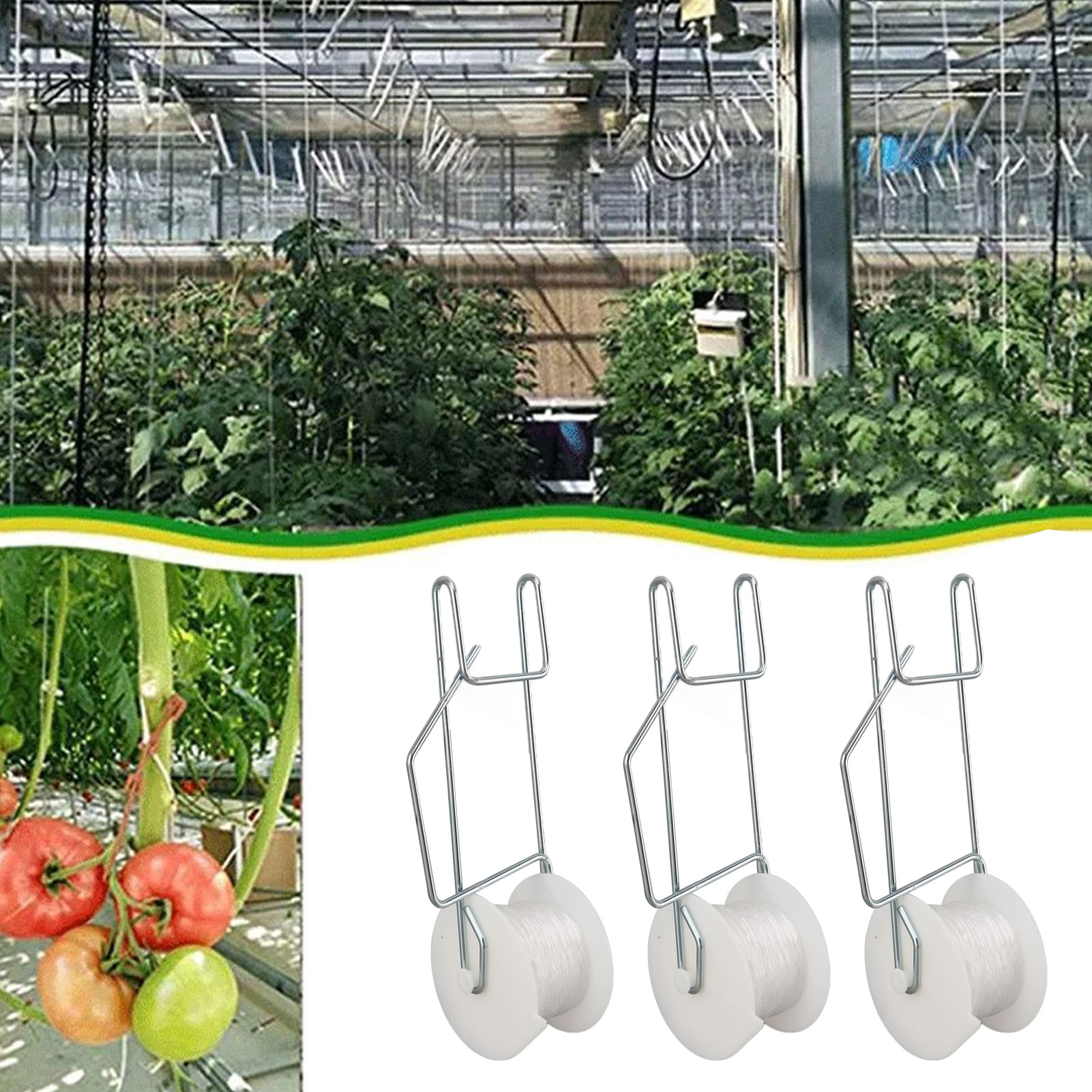 Gardening Tools Essential - 6-50 Pezzi Ganci di Supporto per