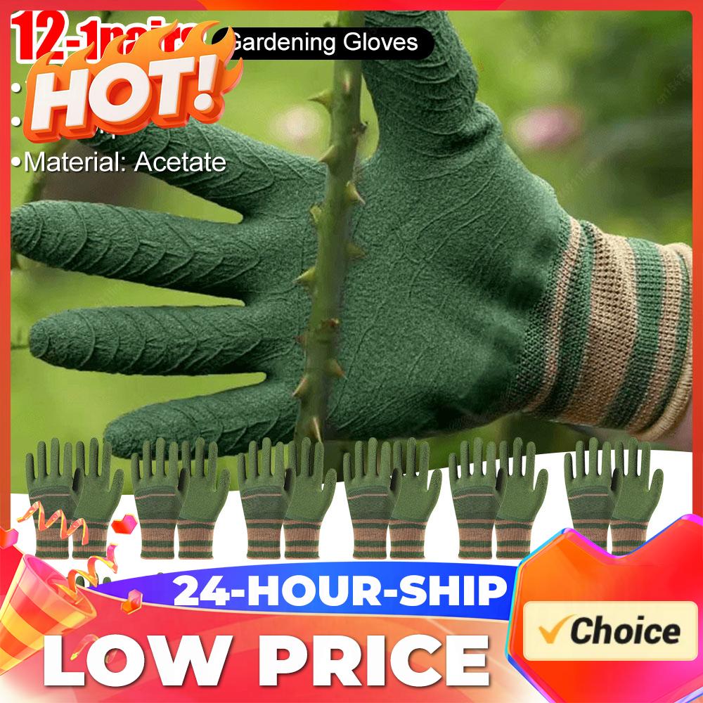 Garden Gloves Thorn Proof - Guanti da Giardinaggio Antispina, Traspiranti e
