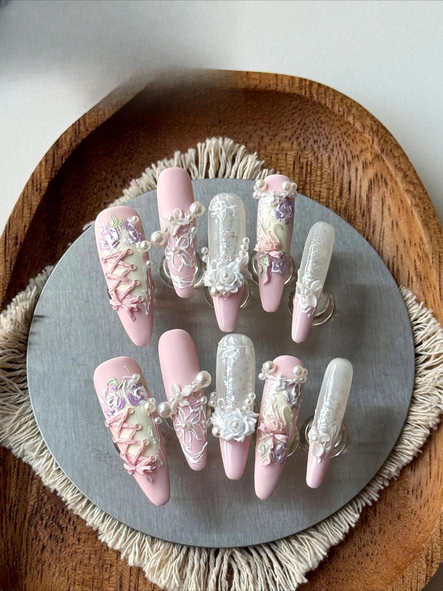 Nail Art con Unghie Tridimensi - Gardening Tools Pink recensione e prezzo