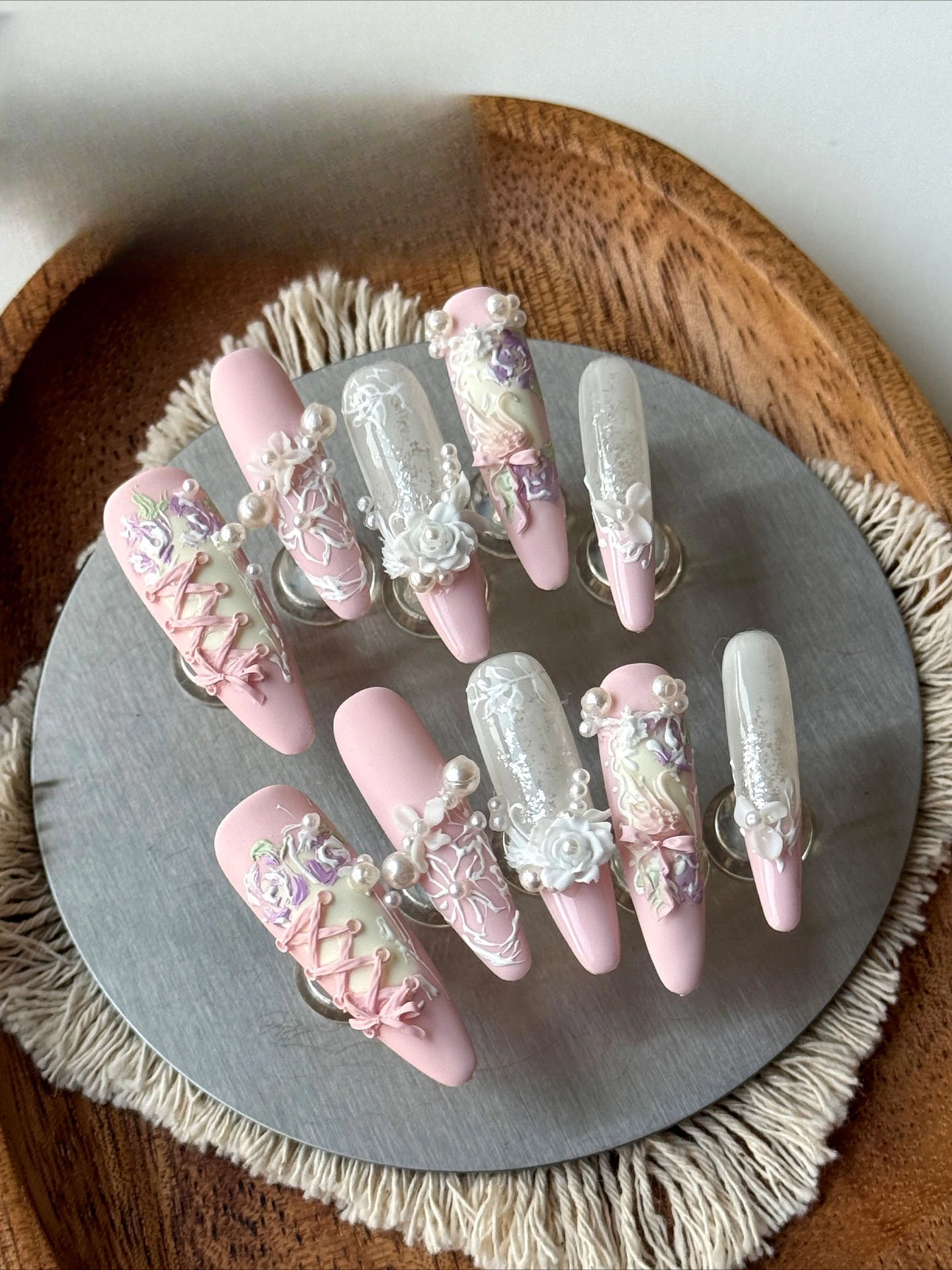 Nail Art con Unghie Tridimensi - Gardening Tools Pink recensione e prezzo