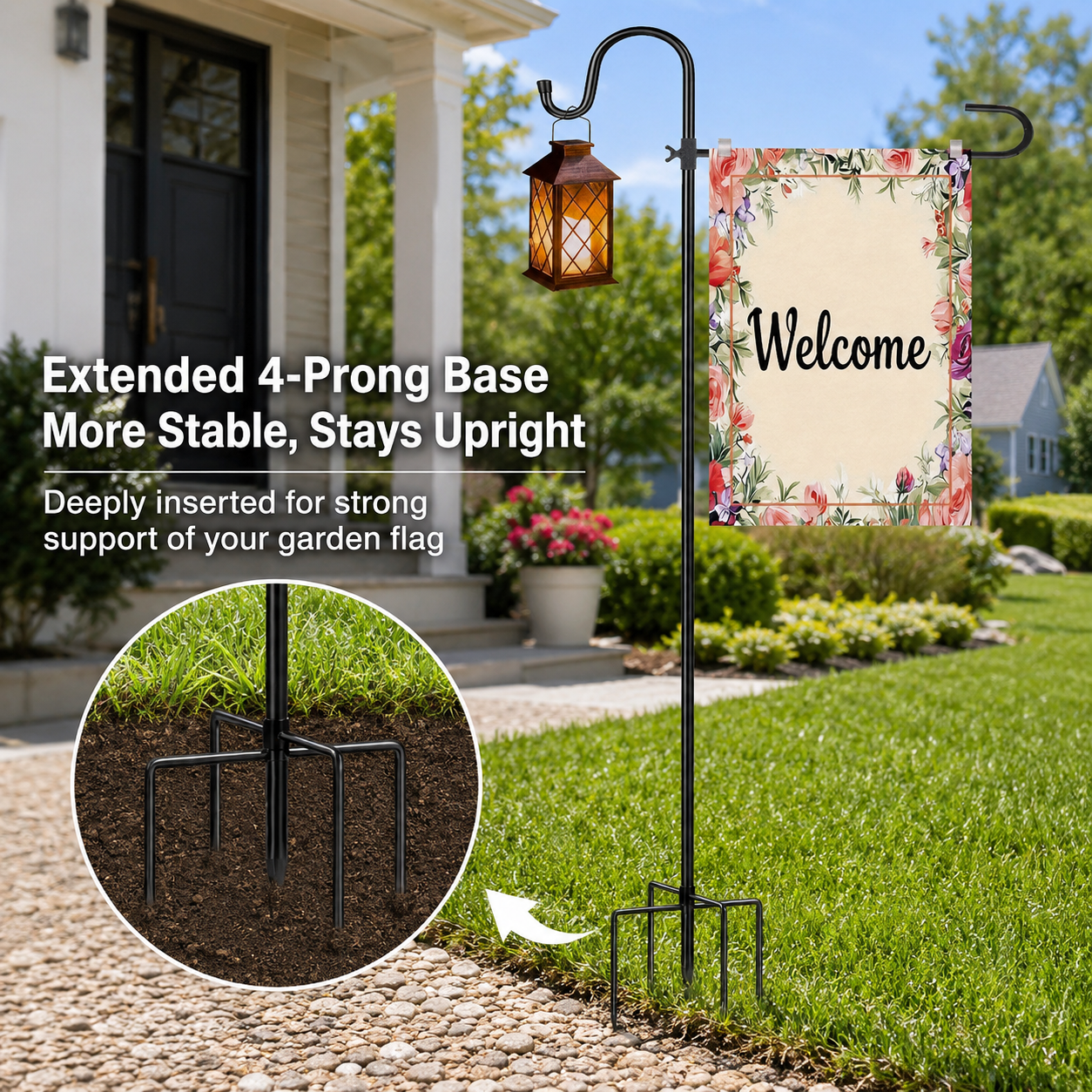 Supporto per bandiera da giard - Gardening Tools Used recensione e prezzo